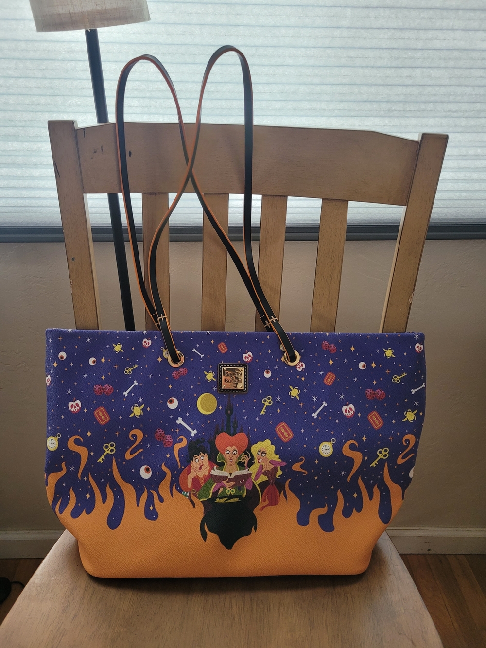 Dooney & Bourke Purple Hocus Pocus Tote Bag - Picture 2 of 7